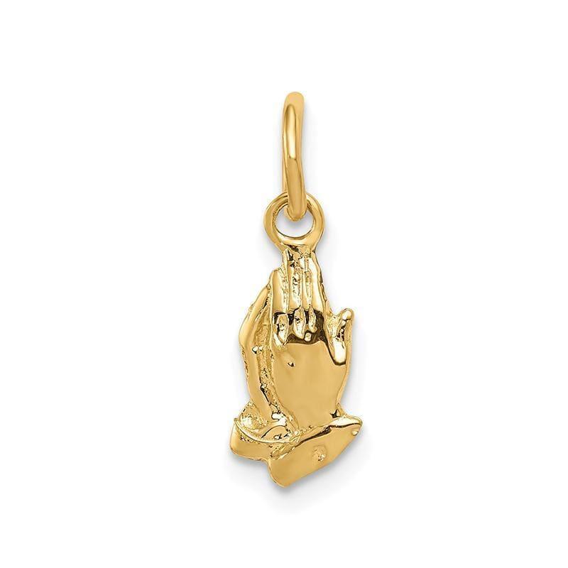 14k Praying Hands Charm - Seattle Gold Grillz
