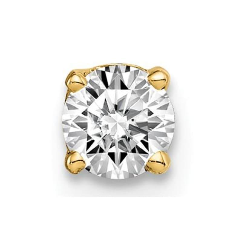 14k Single Stud Diamond Earring. 0.25Ctw - Seattle Gold Grillz