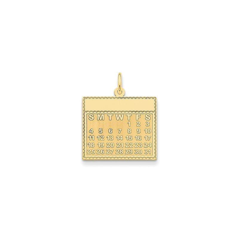 14k Thursday the First Day Calendar Pendant - Seattle Gold Grillz