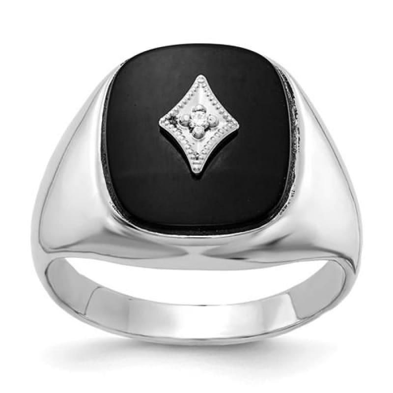 14k VS Diamond men's ring - Seattle Gold Grillz