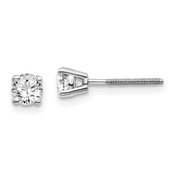 14k VS2 0.50ctw Diamond Stud Earrings - Seattle Gold Grillz