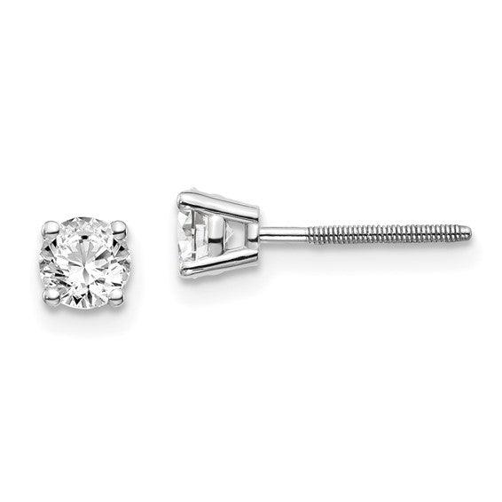 14k VS2 0.60ctw Diamond Stud Earrings - Seattle Gold Grillz