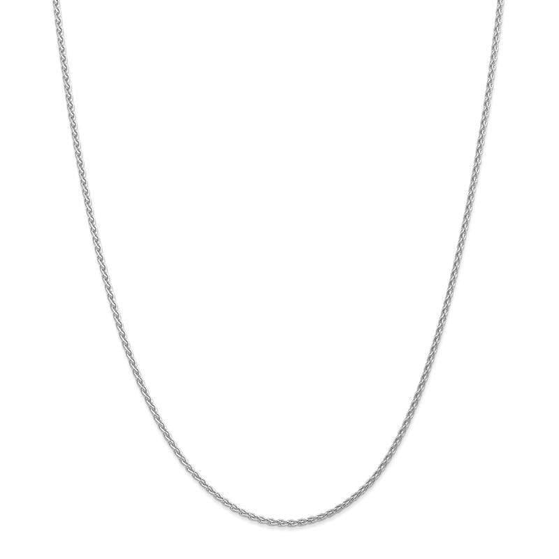 14k WG 1.75mm Parisian Wheat Chain - Seattle Gold Grillz