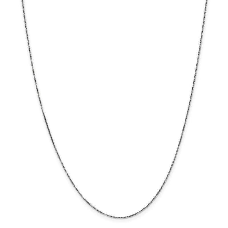 14k WG 1mm Spiga Chain - Seattle Gold Grillz