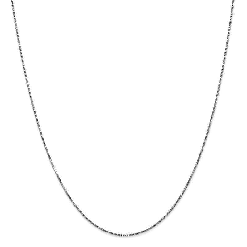 14k WG 1mm Spiga Pendant Chain. Weight: 1.79, Length: 14", Width: 1 - Seattle Gold Grillz