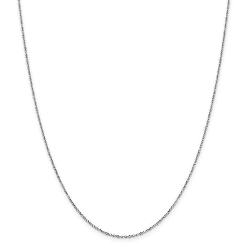 14k White Gold 1.40mm Solid Polished Spiga Chain - Seattle Gold Grillz