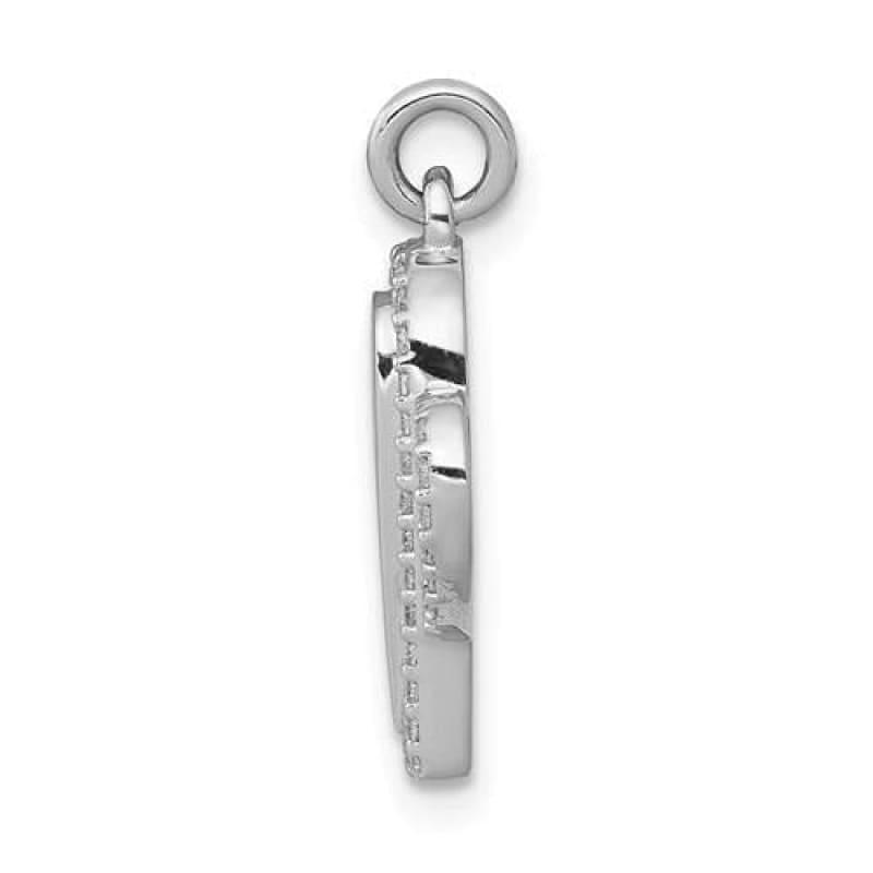 14k White Gold 1-5ct. Diamond Cactus Pendant - Seattle Gold Grillz