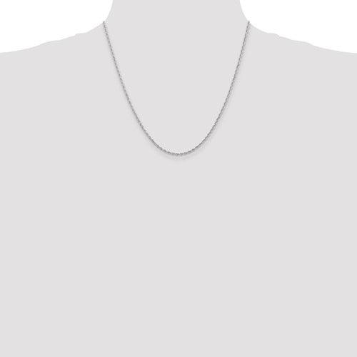 14k White Gold 2.00mm Diamond Cut Quadruple Rope Chain - Seattle Gold Grillz