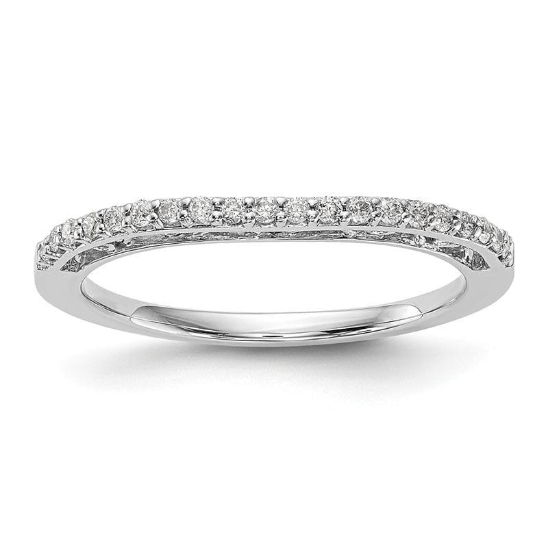 14k White Gold Diamond Set of 2 Wedding Bands - Seattle Gold Grillz