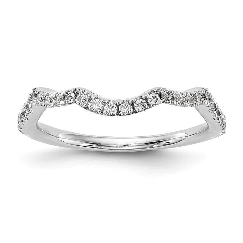 14K White Gold Diamond Wedding Band - Seattle Gold Grillz