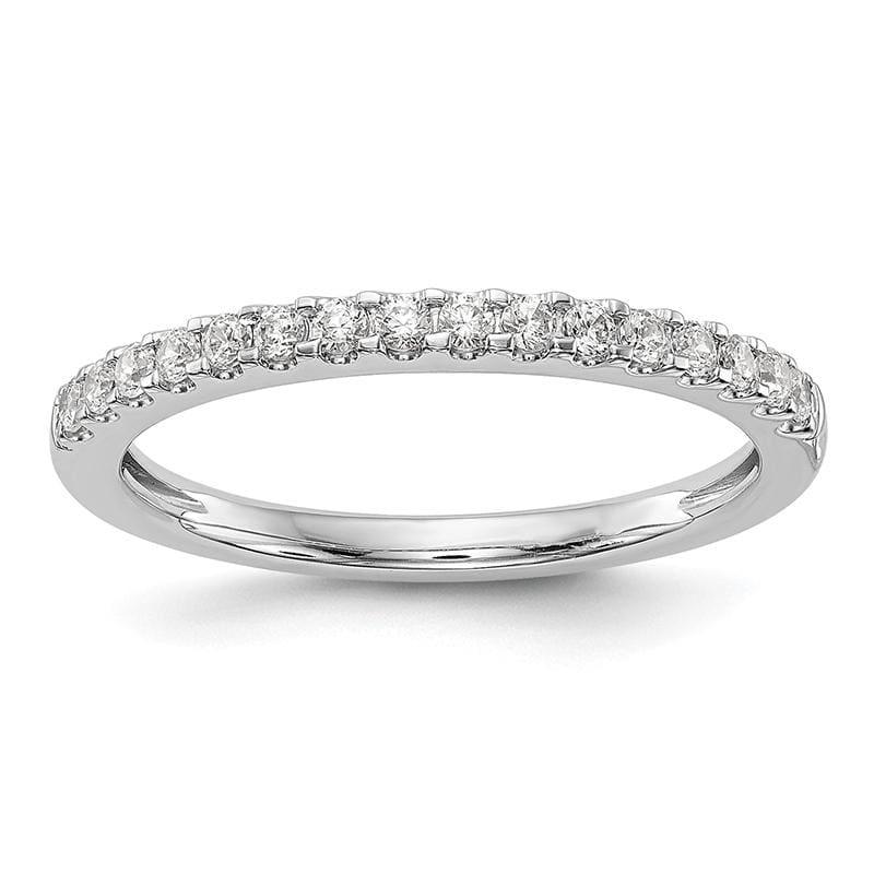 14K White Gold Diamond Wedding Band - Seattle Gold Grillz