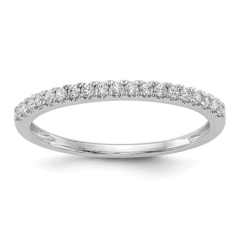 14K White Gold Diamond Wedding Band - Seattle Gold Grillz