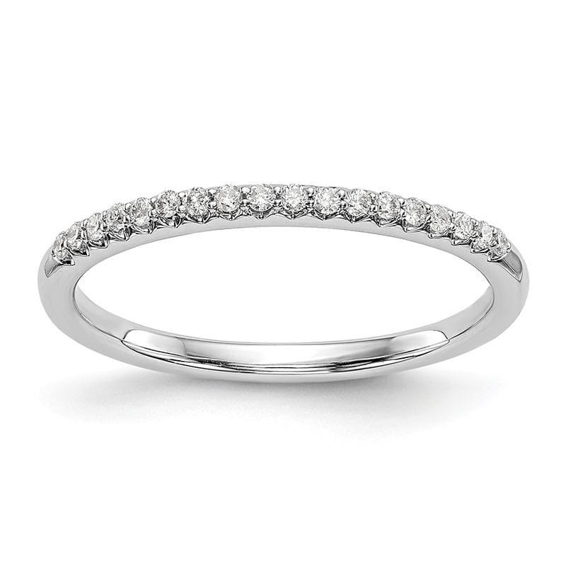 14K White Gold Diamond Wedding Band - Seattle Gold Grillz