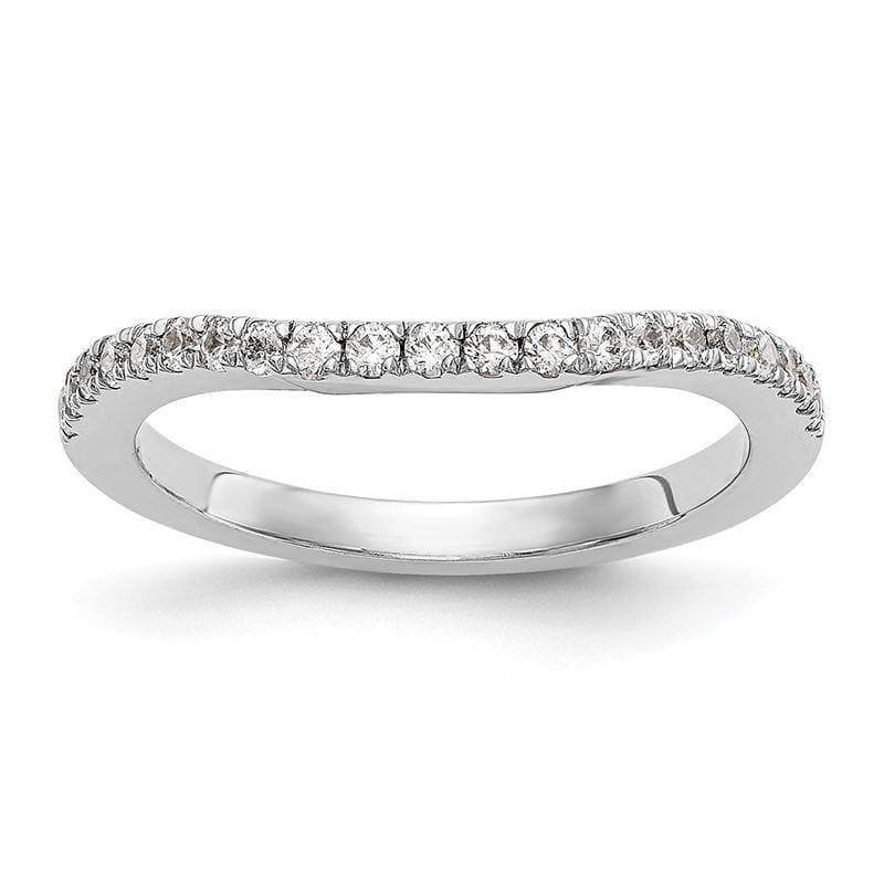 14K White Gold Diamond Wedding Band - Seattle Gold Grillz