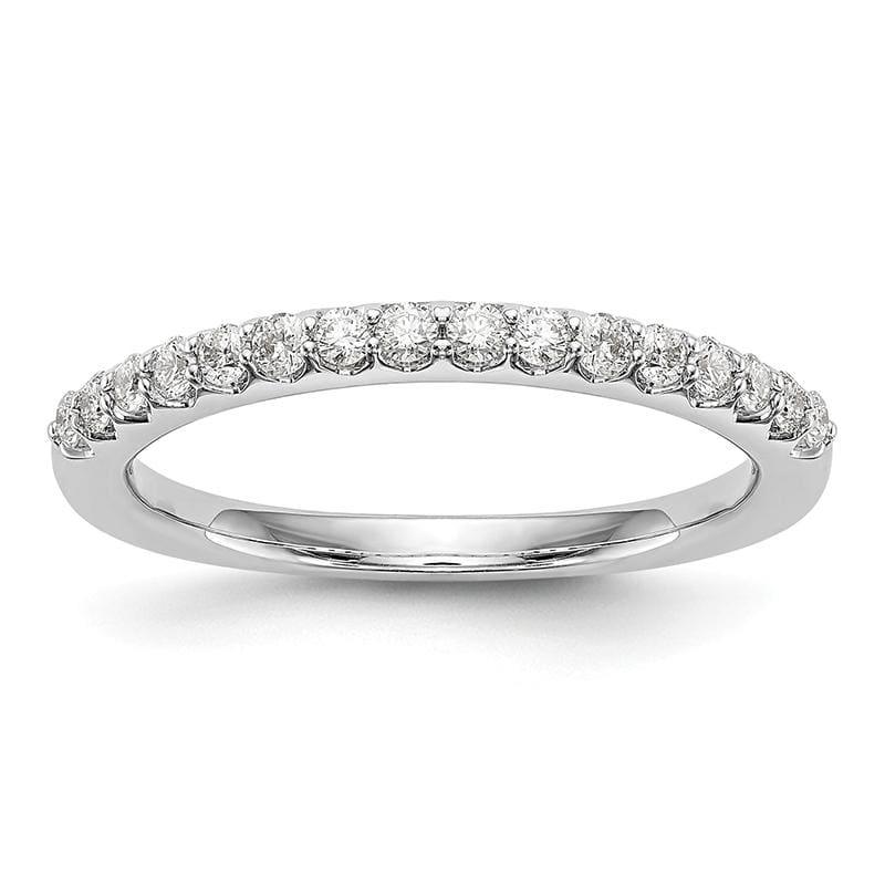 14K White Gold Diamond Wedding Band - Seattle Gold Grillz