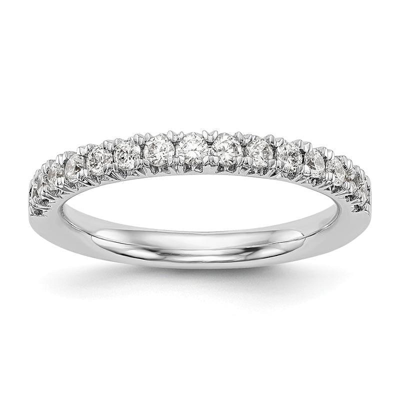 14K White Gold Diamond Wedding Band - Seattle Gold Grillz