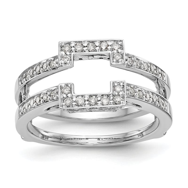 14K White Gold Guard Mounting - Seattle Gold Grillz