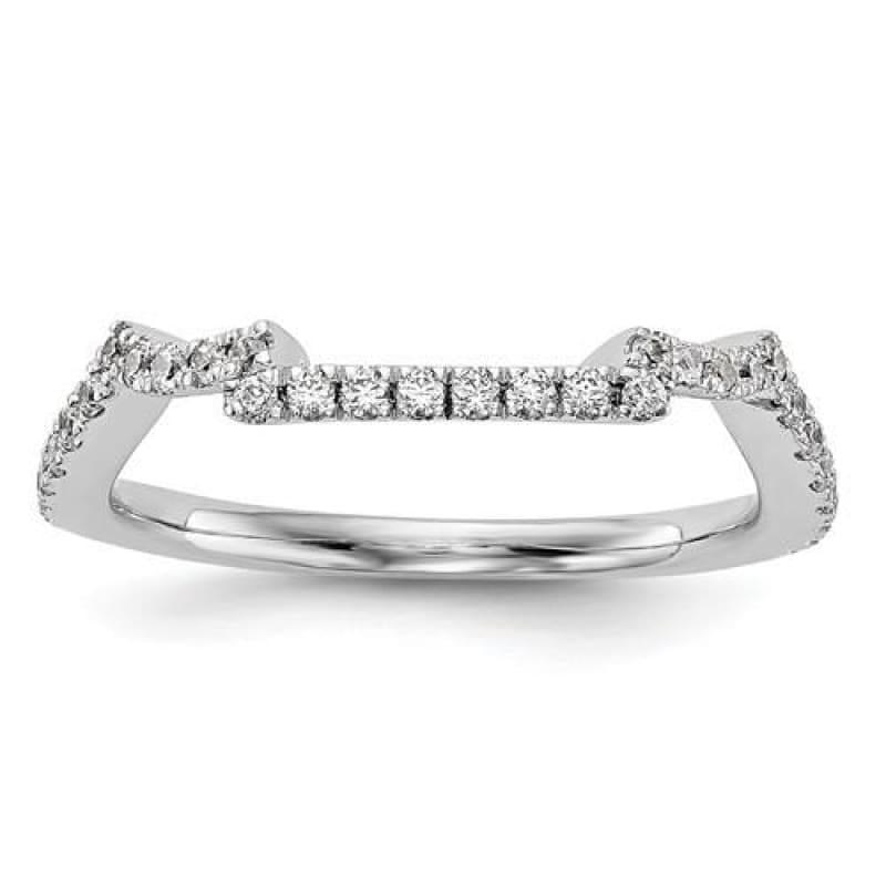 14k White Gold Lab Diamond Wedding Band by True Origin. VS-SI Colorless Diamond - Seattle Gold Grillz