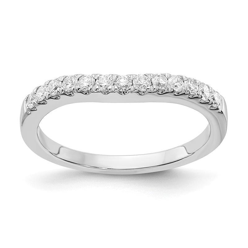 14K White Gold Set of 2 Bands Mounting - Seattle Gold Grillz