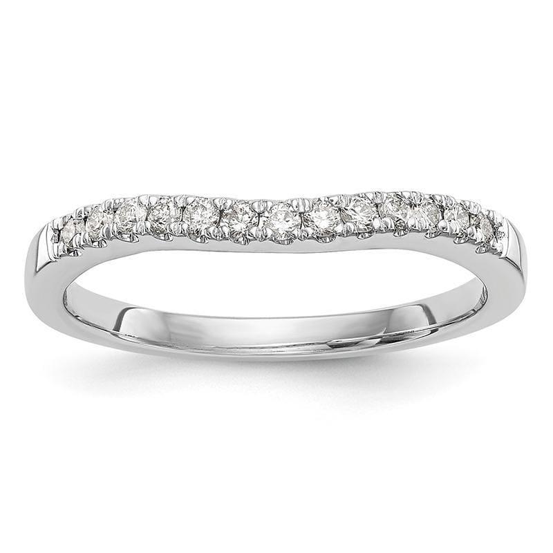 14K White Gold Set of 2 Bands Mounting - Seattle Gold Grillz