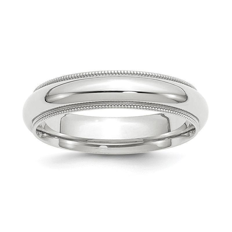 14KW 5mm Milgrain Comfort Fit Band - Seattle Gold Grillz