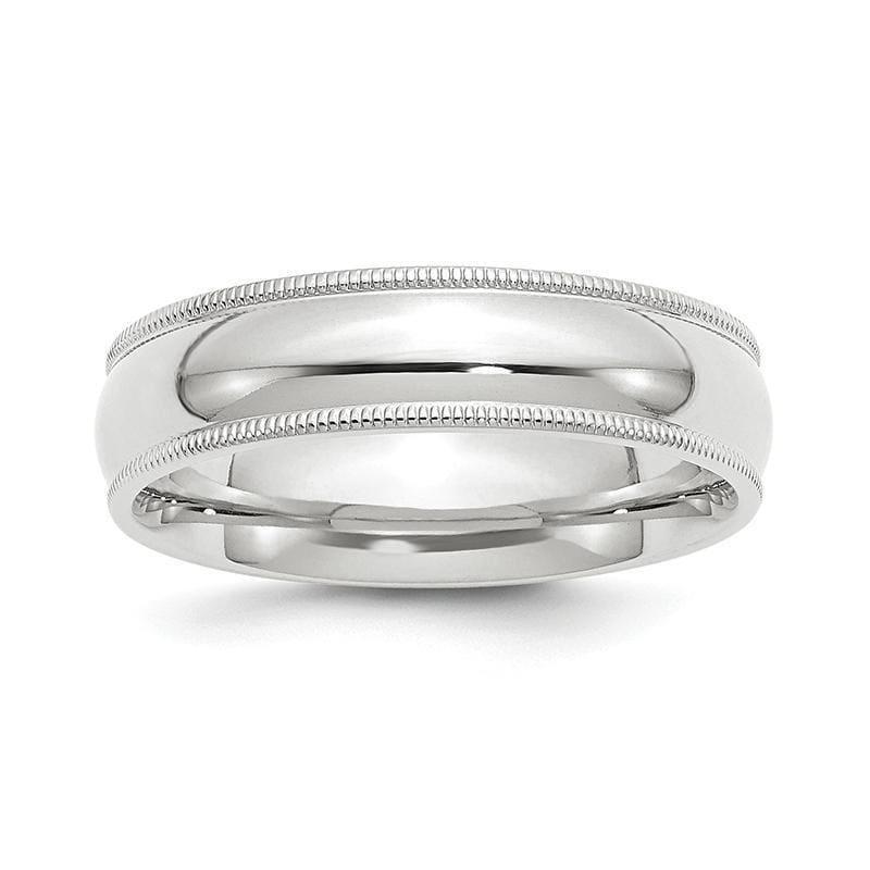 14KW 6mm Milgrain Comfort Fit Band - Seattle Gold Grillz