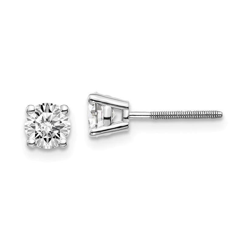 14kw .75ct SI3 G-I Diamond Stud Thread on-off Post Earrings - Seattle Gold Grillz