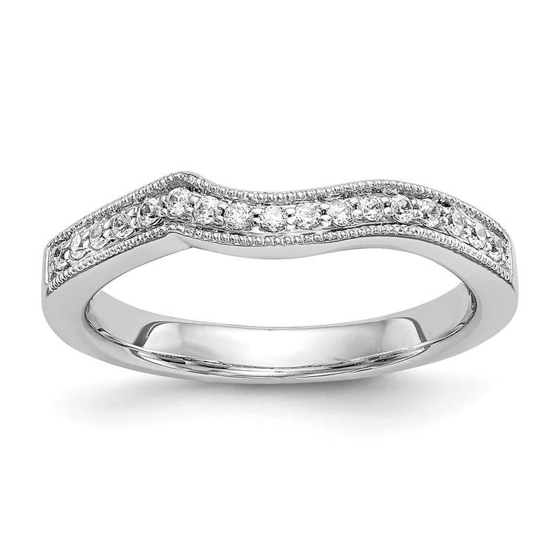 14kw Diamond Contoured Wedding Band - Seattle Gold Grillz