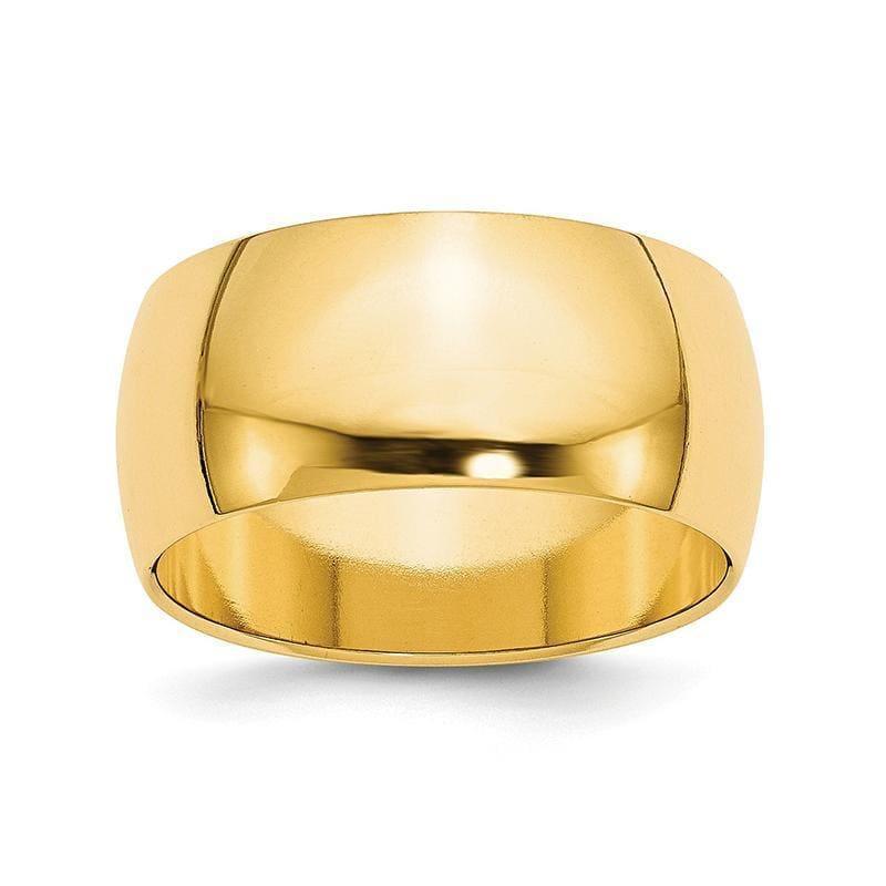 14KY 10mm Half Round Band - Seattle Gold Grillz