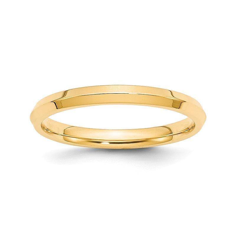 14KY 2.5mm Knife Edge Comfort Fit Band - Seattle Gold Grillz