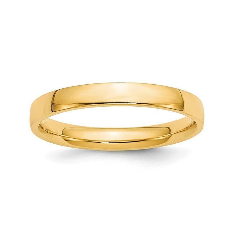 14KY 3mm LTW Comfort Fit Band - Seattle Gold Grillz