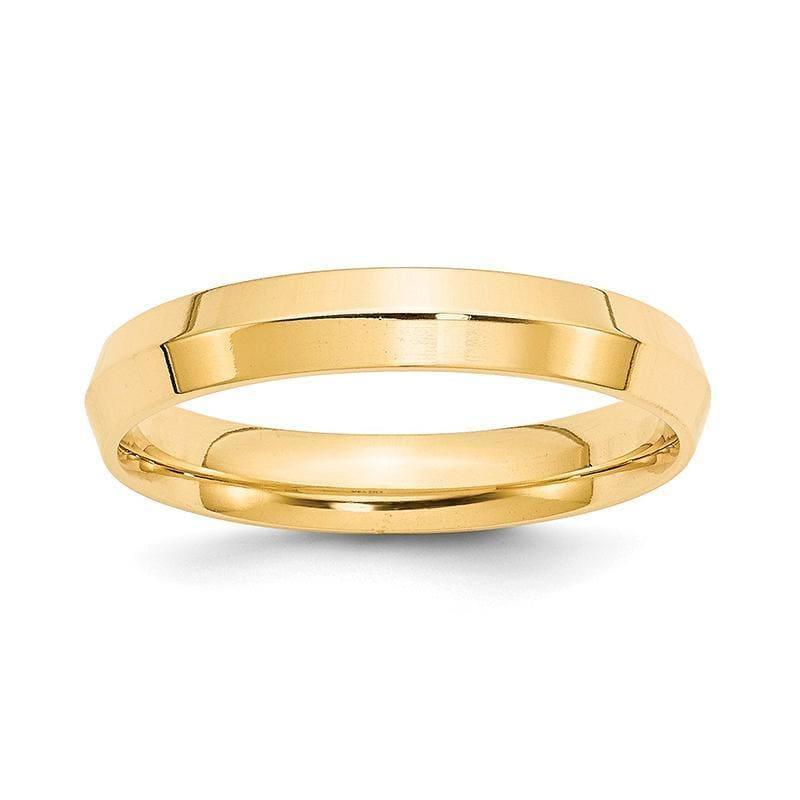 14KY 4mm Knife Edge Comfort Fit Band - Seattle Gold Grillz