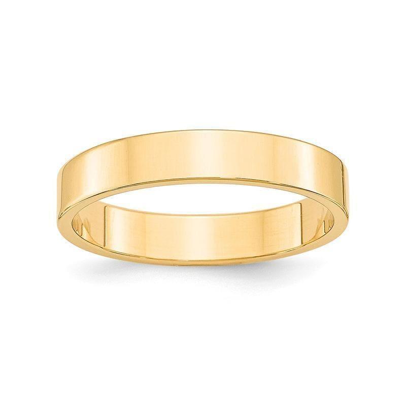 14KY 4mm LTW Flat Band - Seattle Gold Grillz