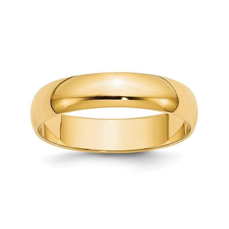 14KY 5mm LTW Half Round Band - Seattle Gold Grillz