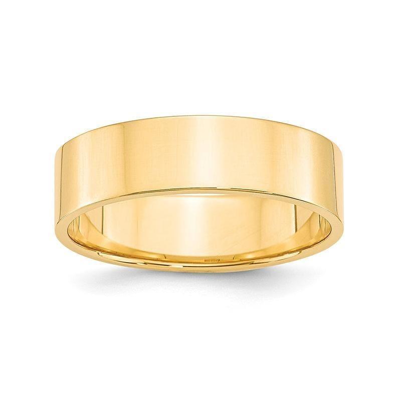 14KY 6mm LTW Flat Band - Seattle Gold Grillz