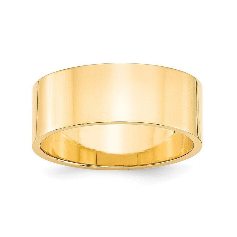 14KY 8mm LTW Flat Band - Seattle Gold Grillz