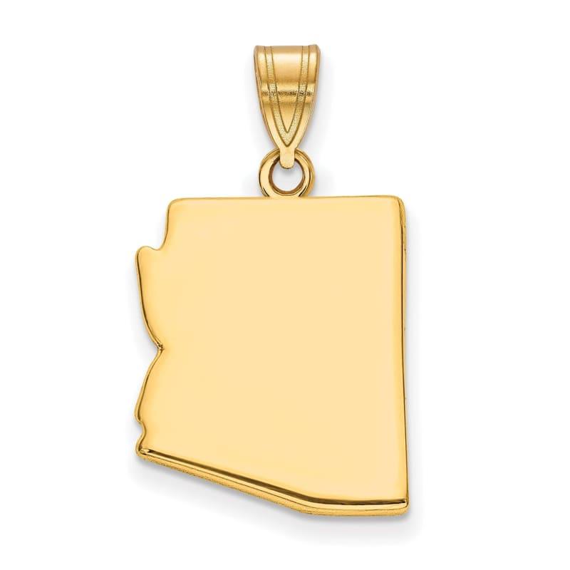 14KY AZ State Pendant Bail Only - Seattle Gold Grillz