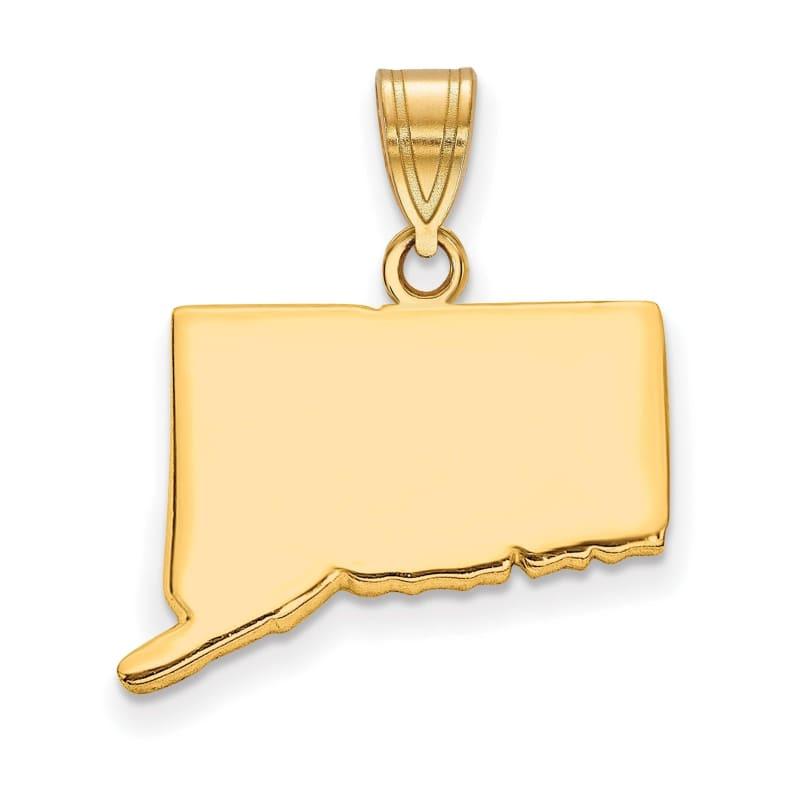 14KY CT State Pendant Bail Only - Seattle Gold Grillz