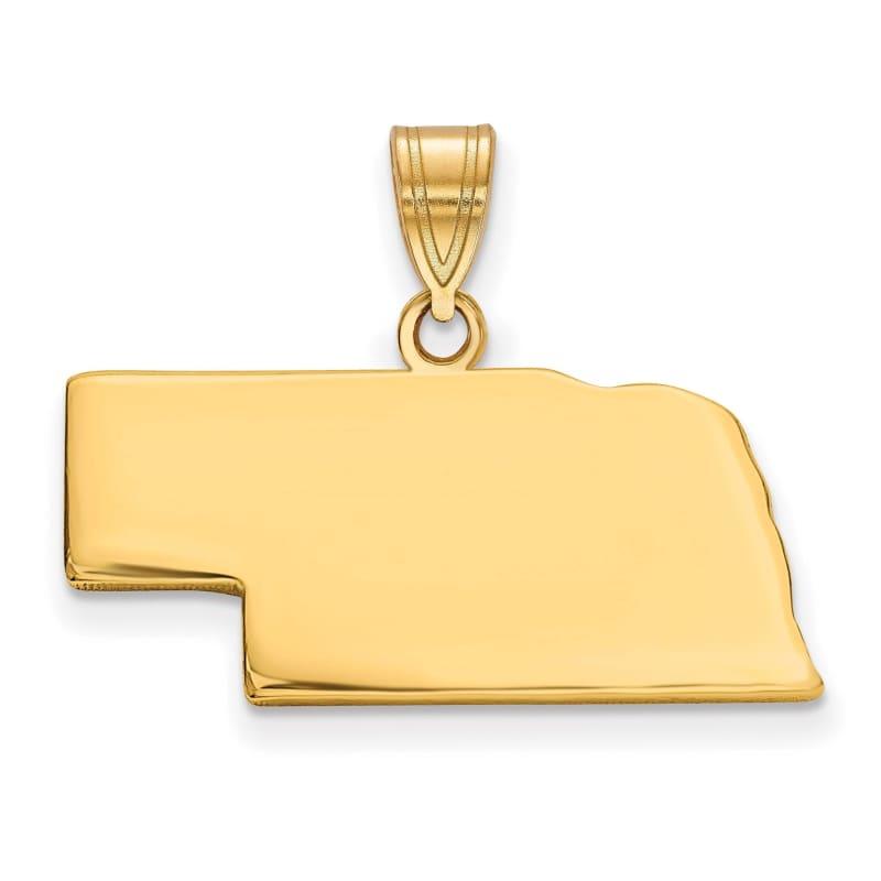 14KY NE State Pendant Bail Only - Seattle Gold Grillz
