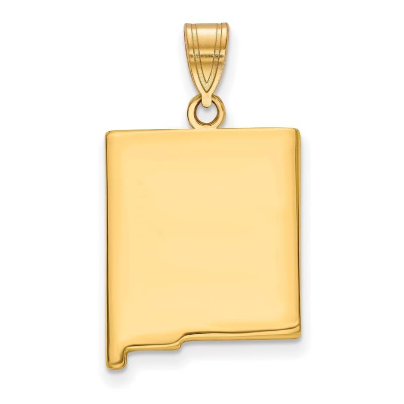 14KY NM State Pendant Bail Only - Seattle Gold Grillz