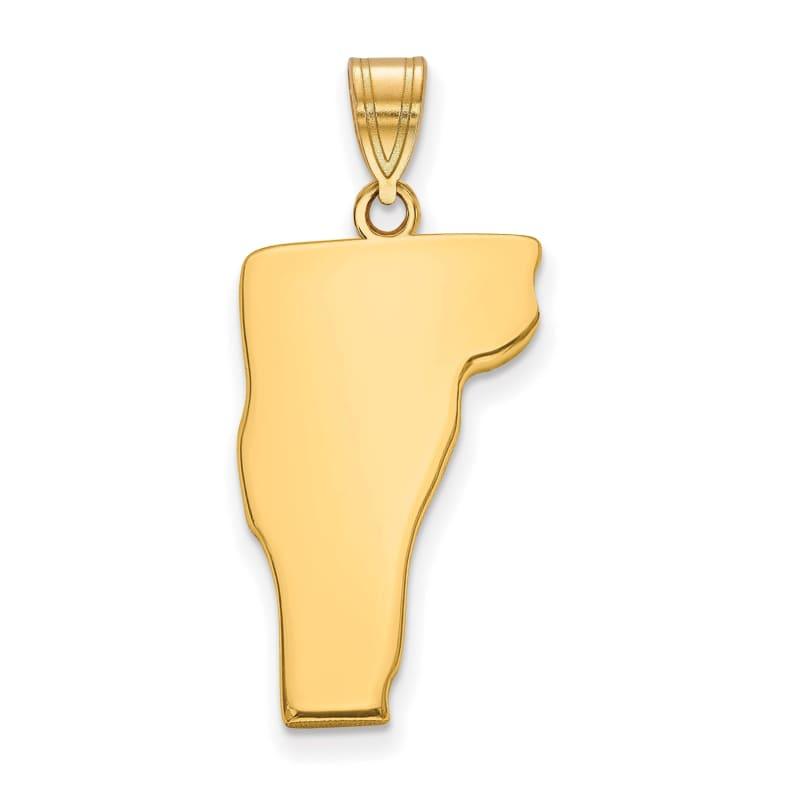 14KY VT State Pendant Bail Only - Seattle Gold Grillz