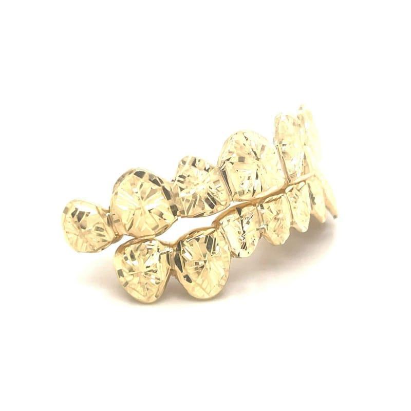 14pc Gold Sunburst Cut Grillz - Seattle Gold Grillz