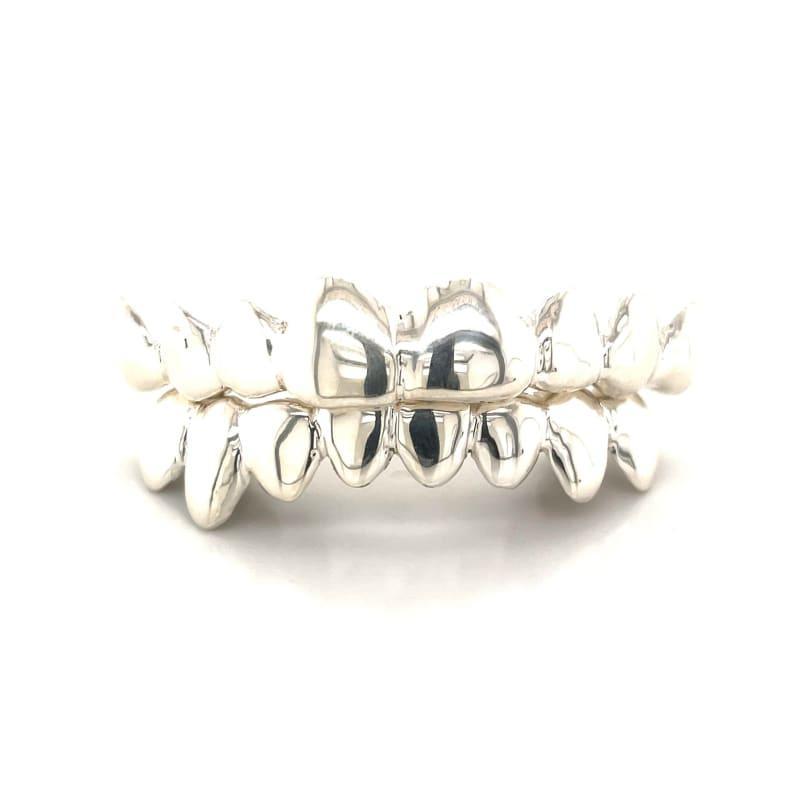 16pc Silver Grillz Set - Seattle Gold Grillz