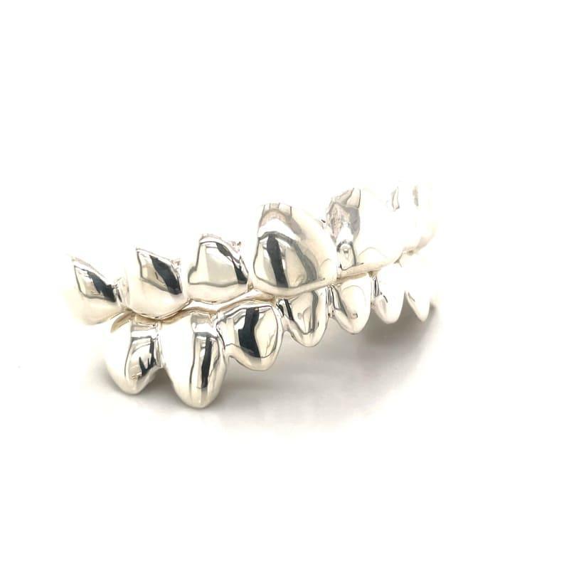 16pc Silver Grillz Set - Seattle Gold Grillz