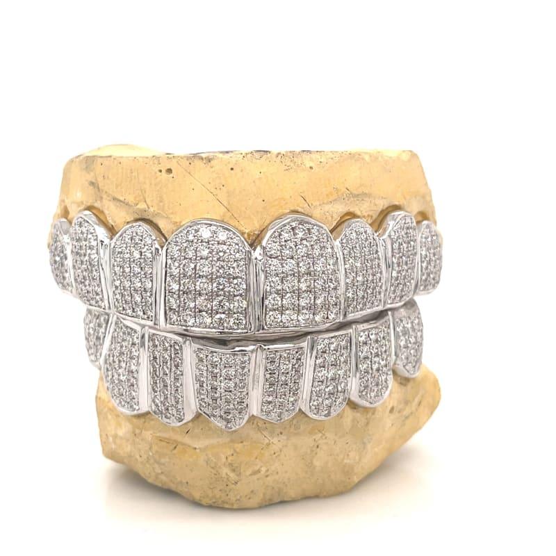 16pc White Gold Box Set Grillz - Seattle Gold Grillz