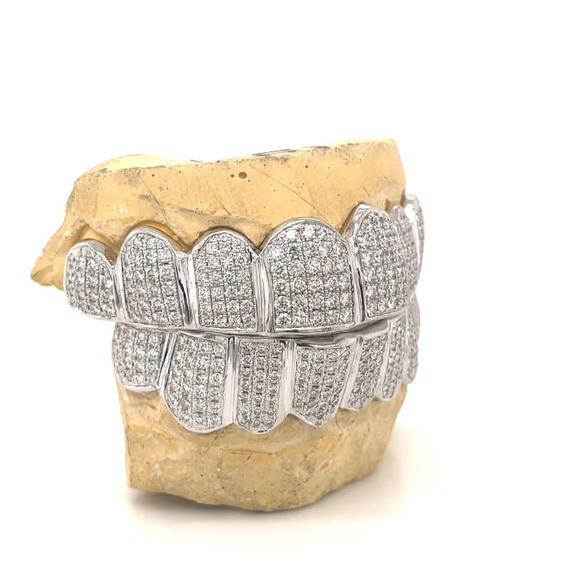 16pc White Gold Box Set Grillz - Seattle Gold Grillz