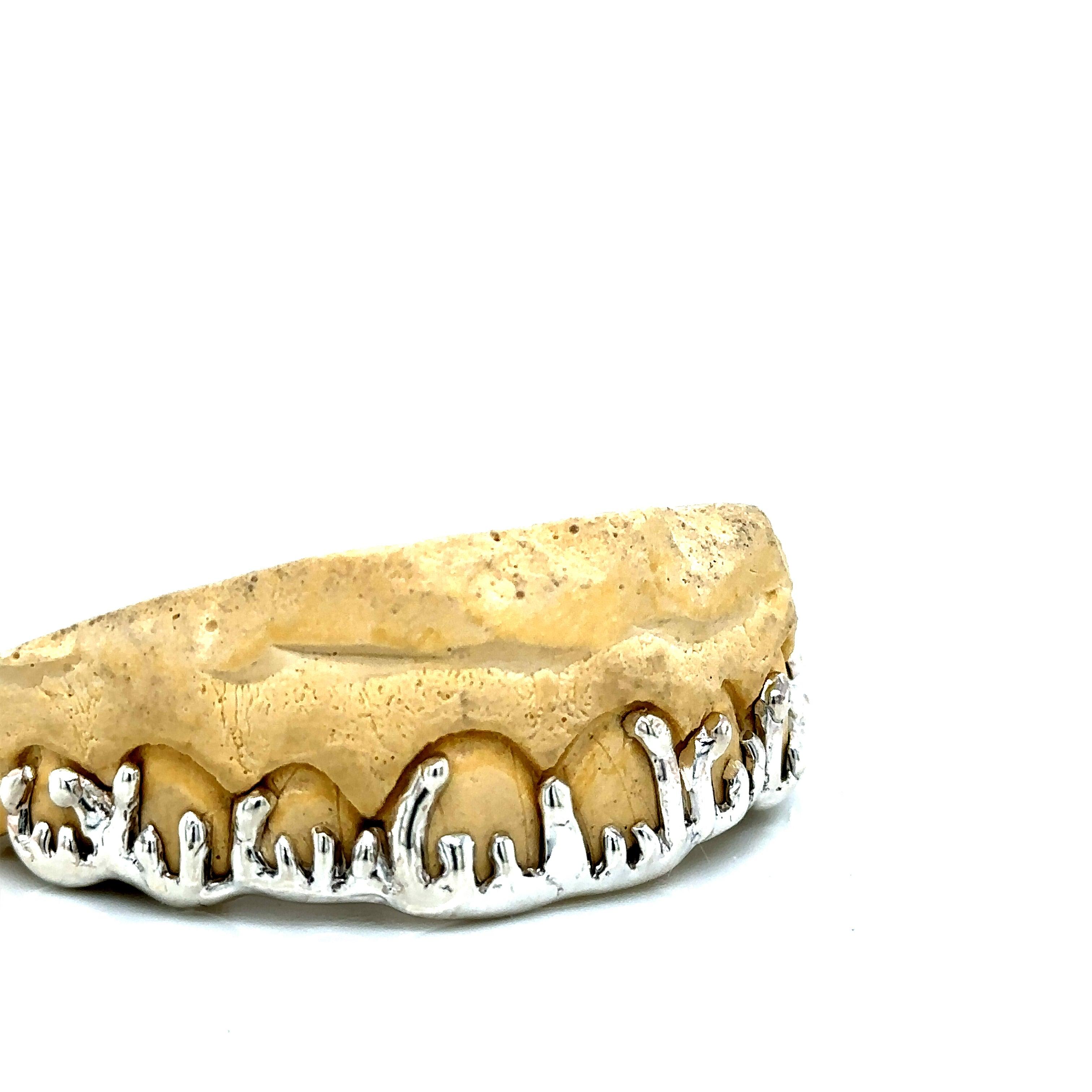8pc Silver Drippage Top Grillz