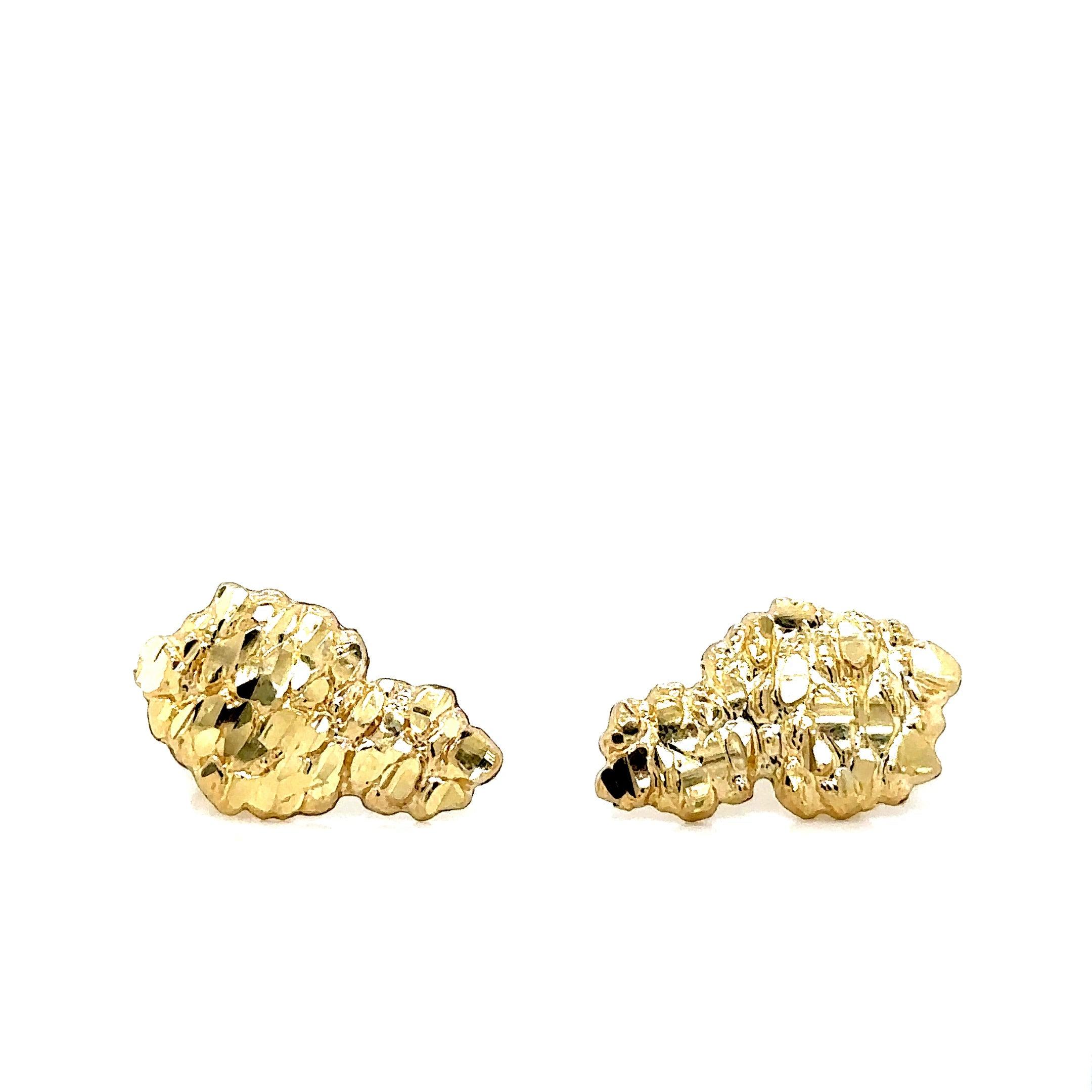 Gold Nugget Earrings