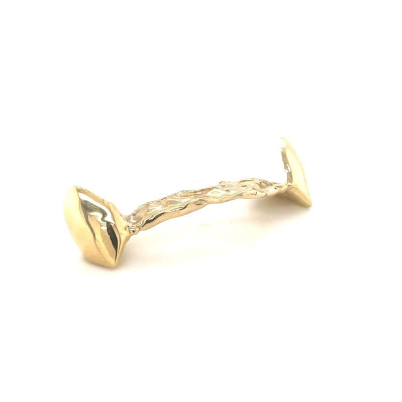 2pc Gold Bridged Top Fangs - Seattle Gold Grillz