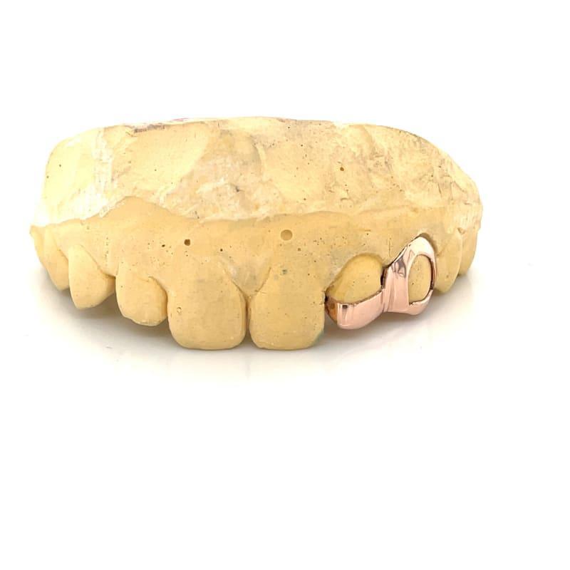 2pc Rose Gold Open Grillz - Seattle Gold Grillz